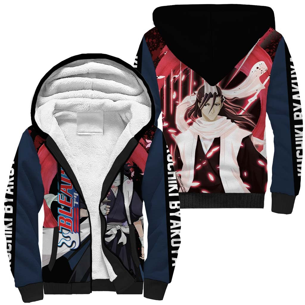 Byakuya Kuchiki Senbonzakura Sherpa Hoodie Bleach