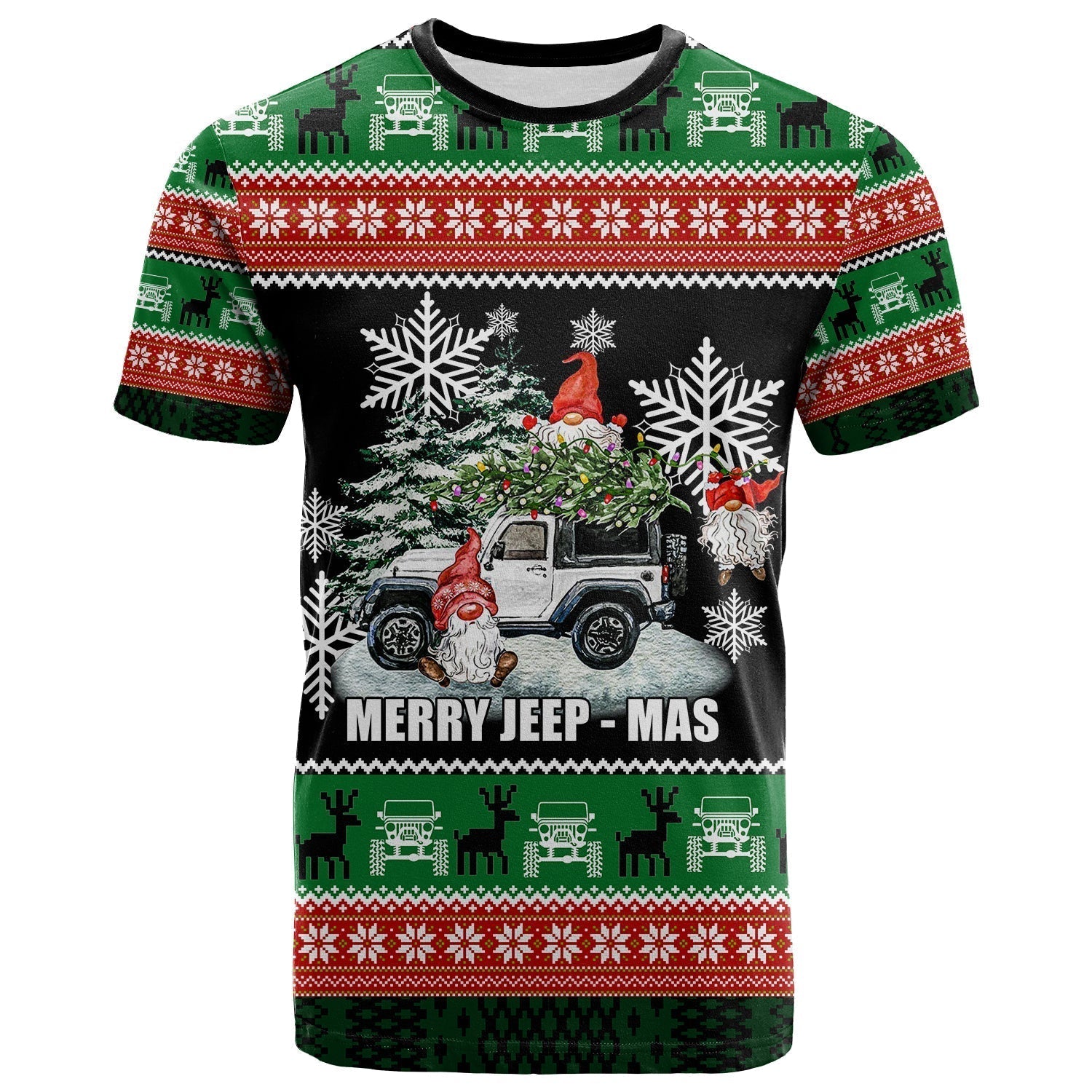 T Shirt JEEP Ugly - Merry Jeep-Mas