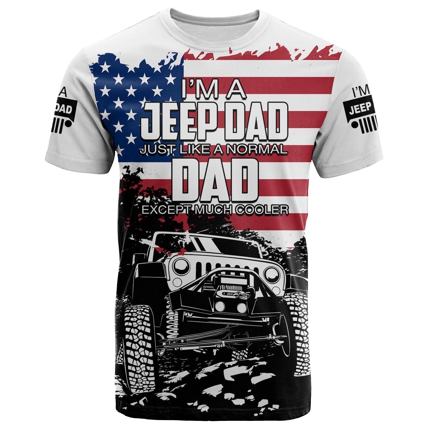 custom-personalised-father-day-t-shirt-jeep-dad-no3-black-style