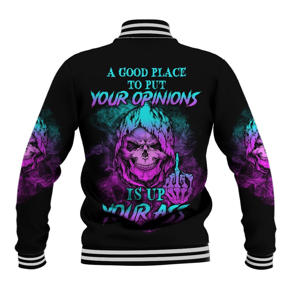 A Good Place To Put Your Opinions Baseball Jacket TS04 - The Mazicc - Unisex - S - Multicolor