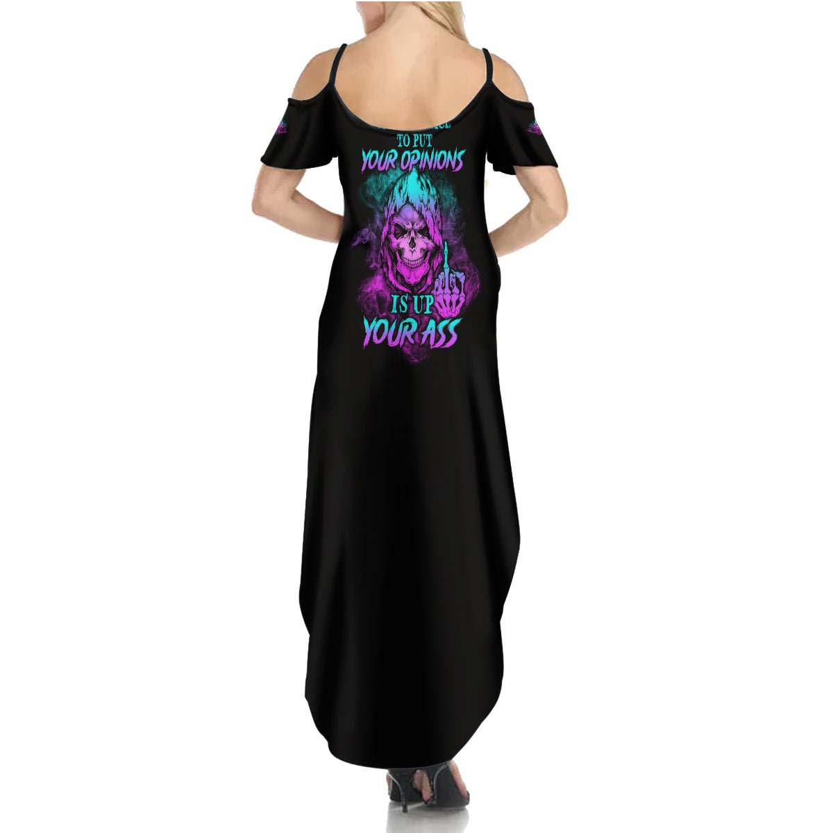 A Good Place To Put Your Opinions Summer Maxi Dress TS04 - The Mazicc - Women - S - Multicolor