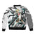 Aigis Persona Bomber Jacket Anime Mix Polygon Cyber Style TS04 - The Mazicc - Unisex - S - Multicolor