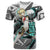 Aigis Persona T Shirt Anime Mix Polygon Cyber Style TS04 - The Mazicc - Adult - S - Multicolor