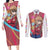 Aisaka Taiga Couples Matching Long Sleeve Bodycon Dress and Long Sleeve Button Shirt Toradora TS04 - The Mazicc - S - S - Red/White