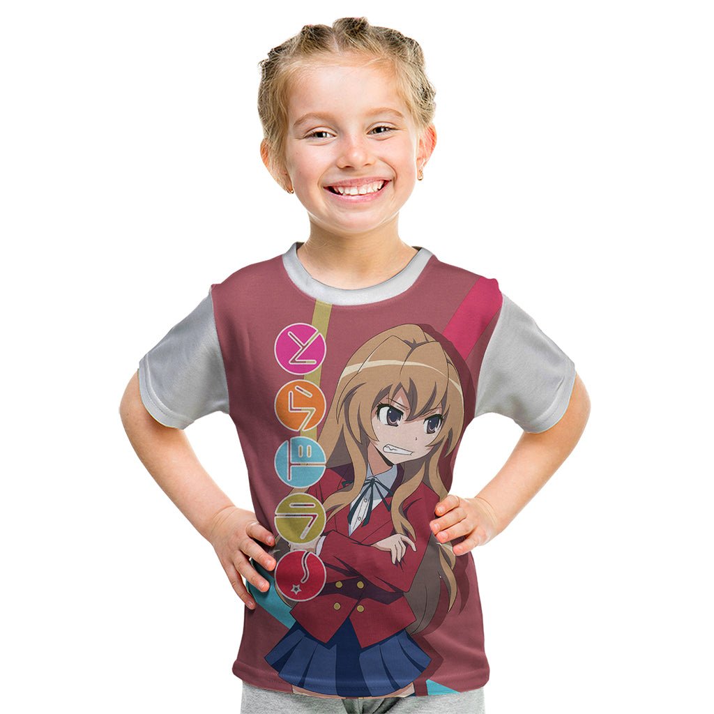 Aisaka Taiga Kid T Shirt Toradora TS04 - The Mazicc - Toddler 2/Size 00 - Red/White -