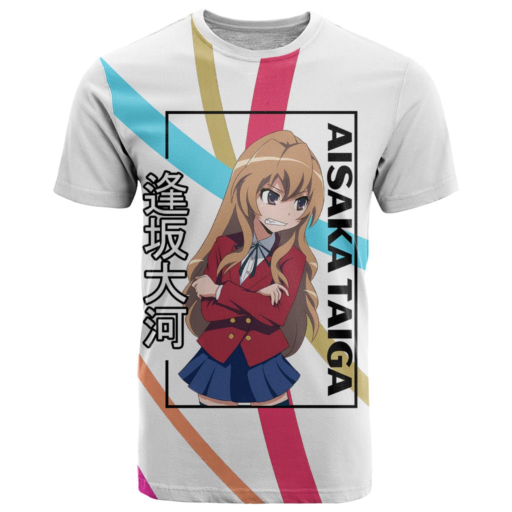 Aisaka Taiga T Shirt Toradora Anime Style TS04 - The Mazicc - Adult - S - White