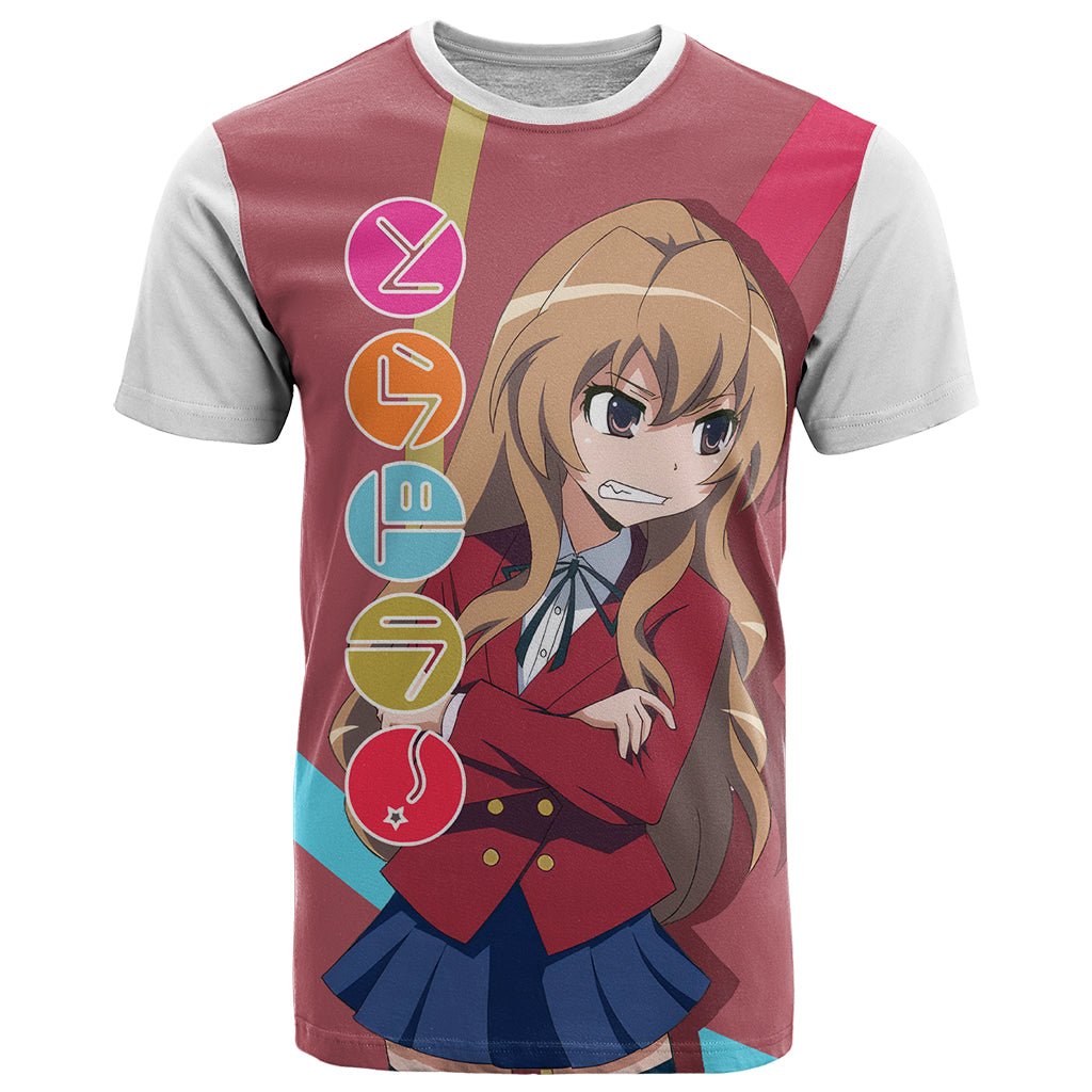 Aisaka Taiga T Shirt Toradora TS04 - The Mazicc - Adult - S - Red/White