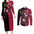 Akagi - Azur Lane Couples Matching Long Sleeve Bodycon Dress and Long Sleeve Button Shirt Anime Game Style TS04 - The Mazicc - S - S - Black/Red