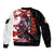 Akame - Akame ga Kill Bomber Jacket Anime Mix Grunge Blood Style TS04 - The Mazicc - Unisex - S - Black/White