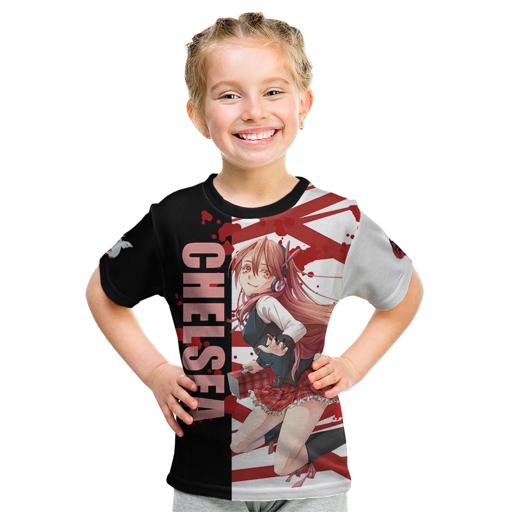 Akame Chelsea Anime Kid T Shirt Akame ga Kill TS04 - The Mazicc - Toddler 2/Size 00 - Black/White -