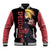 Akatsuki Deidara Baseball Jacket Naruto TS04 - The Mazicc - Unisex - S - Black/Red