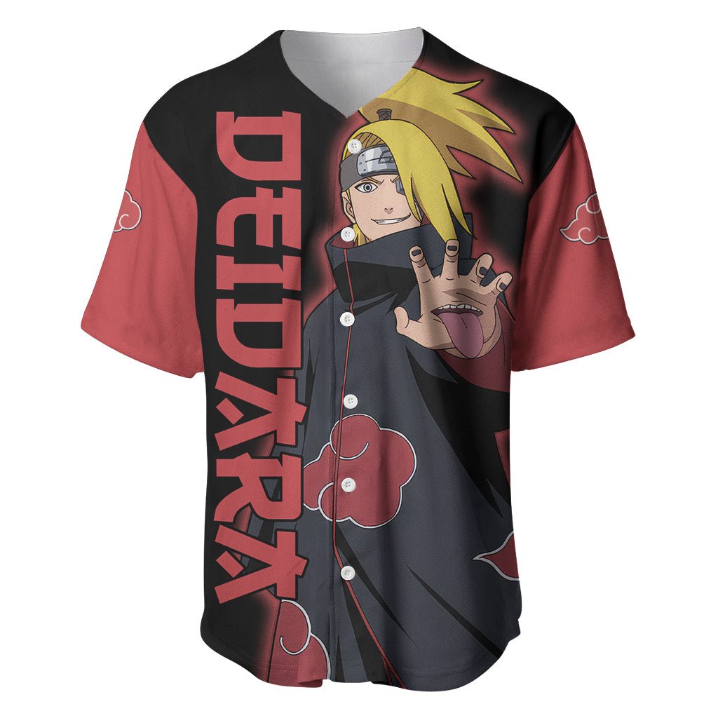 Akatsuki Deidara Baseball Jersey Naruto TS04 - The Mazicc - S - Black/Red -