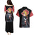 Akatsuki Deidara Couples Matching Puletasi and Hawaiian Shirt Naruto TS04 - The Mazicc - S - S - Black/Red