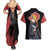 Akatsuki Deidara Couples Matching Summer Maxi Dress and Hawaiian Shirt Naruto TS04 - The Mazicc - S - S - Black/Red