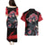 Akatsuki Itachi Couples Matching Puletasi and Hawaiian Shirt Naruto TS04 - The Mazicc - S - S - Black/Red