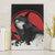 Akatsuki Itachi Uchiha Akatsuki Itachi Uchiha Canvas Wall Art TS04 - The Mazicc - With Frame - 8 x 10 inches - Black