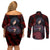 Akatsuki Madara Uchiha Couples Matching Off Shoulder Short Dress and Long Sleeve Button Shirt TS04 - The Mazicc - S - S - Multicolor