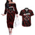 Akatsuki Madara Uchiha Couples Matching Off The Shoulder Long Sleeve Dress and Hawaiian Shirt TS04 - The Mazicc - S - S - Multicolor