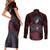 Akatsuki Madara Uchiha Couples Matching Short Sleeve Bodycon Dress and Long Sleeve Button Shirt TS04 - The Mazicc - S - S - Multicolor