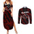 Akatsuki Madara Uchiha Couples Matching Summer Maxi Dress and Long Sleeve Button Shirt TS04 - The Mazicc - S - S - Multicolor