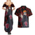 Akatsuki Pain - Anime Tie - Dye Style Couples Matching Summer Maxi Dress and Hawaiian Shirt TS04 - The Mazicc - S - S - Multicolor