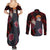 Akatsuki Pain - Anime Tie - Dye Style Couples Matching Summer Maxi Dress and Long Sleeve Button Shirt TS04 - The Mazicc - S - S - Multicolor