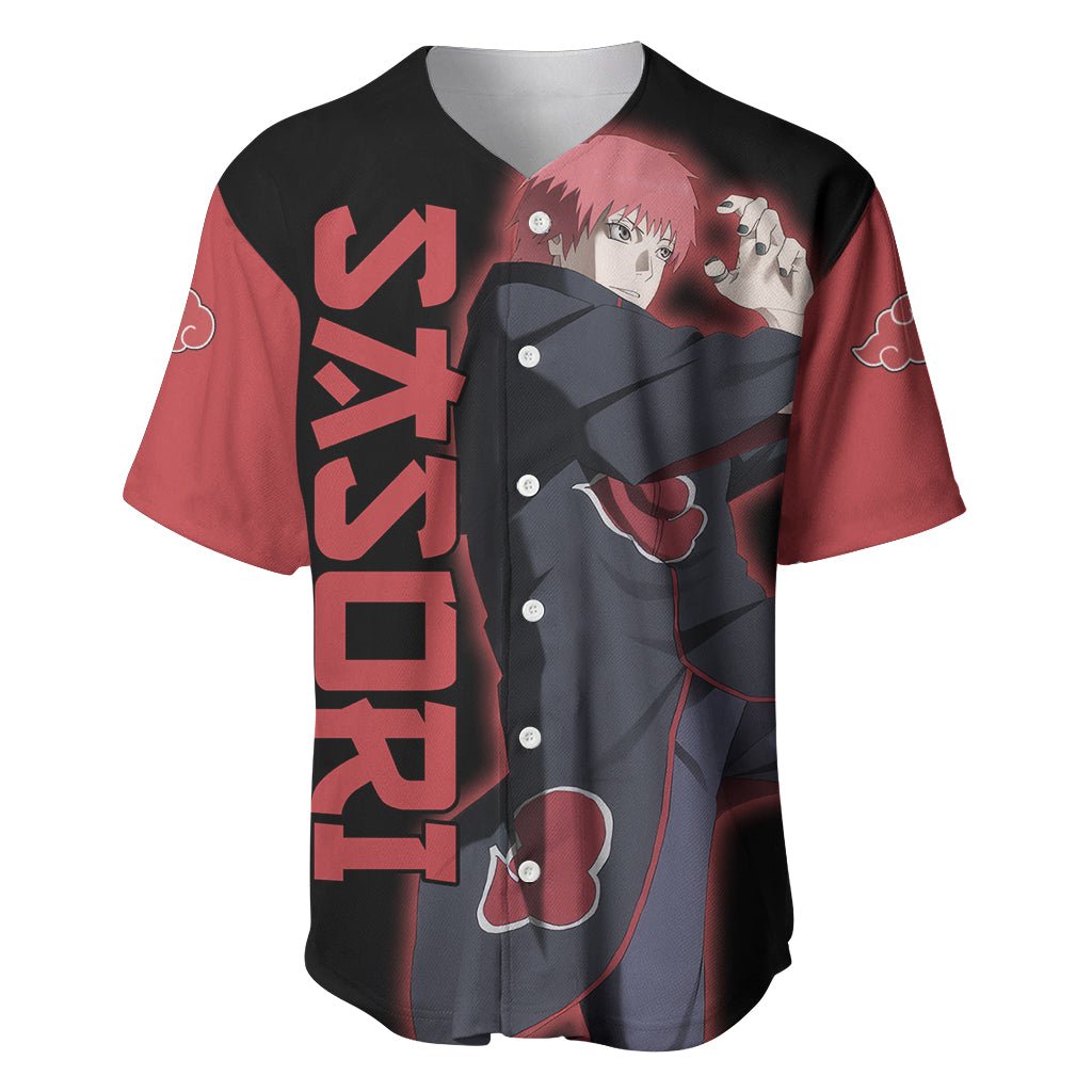 Akatsuki Sasori Baseball Jersey Naruto TS04 - The Mazicc - S - Black/Red -