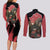 Akatsuki Sasori Couples Matching Long Sleeve Bodycon Dress and Long Sleeve Button Shirt Naruto TS04 - The Mazicc - S - S - Black/Red