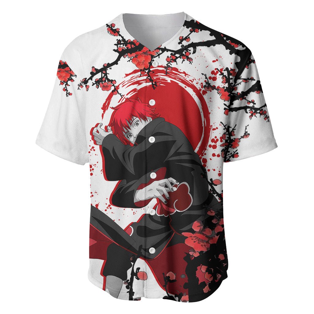 Akatsuki Sasori - Japan Style Anime Baseball Jersey TS04 - The Mazicc - S - White -