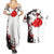 Akatsuki Sasori - Japan Style Anime Couples Matching Summer Maxi Dress and Hawaiian Shirt TS04 - The Mazicc - S - S - White