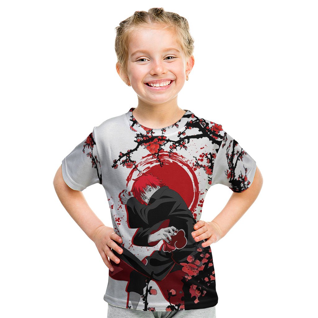 Akatsuki Sasori - Japan Style Anime Kid T Shirt TS04 - The Mazicc - Toddler 2/Size 00 - White -