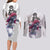 Akaza Couples Matching Long Sleeve Bodycon Dress and Long Sleeve Button Shirt Demon Slayer TS04 - The Mazicc - S - S - White