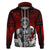 Akaza Demon Slayer Hoodie Japan Art TS04 - The Mazicc - Zip Hoodie - S - Red