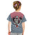 Akaza - Demons Layer Kid T Shirt Anime Mix Japan Pattern Style TS04 - The Mazicc - Toddler 2/Size 00 - Gray/Red -