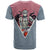 Akaza - Demons Layer T Shirt Anime Mix Japan Pattern Style TS04 - The Mazicc - Adult - S - Gray/Red