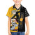 Albarn Maka Soul Eater Family Matching Puletasi and Hawaiian Shirt Anime Art Mix With Skull Pattern Style TS04 - The Mazicc - Son's Shirt - 2 - Black/Yellow