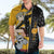 Albarn Maka Soul Eater Hawaiian Shirt Anime Art Mix With Skull Pattern Style TS04 - The Mazicc - Adult - S - Black/Yellow