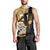 Albarn Maka Soul Eater Men Tank Top Anime Art Mix With Skull Pattern Style TS04 - The Mazicc - XS - Black/Yellow -