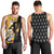 Albarn Maka Soul Eater Men Tank Top Anime Art Mix With Skull Pattern Style TS04 - The Mazicc - XS - Black/Yellow -