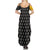 Albarn Maka Soul Eater Summer Maxi Dress Anime Art Mix With Skull Pattern Style TS04 - The Mazicc - Women - S - Black/Yellow