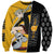 Albarn Maka Soul Eater Sweatshirt Anime Art Mix With Skull Pattern Style TS04 - The Mazicc - Unisex - S - Black/Yellow