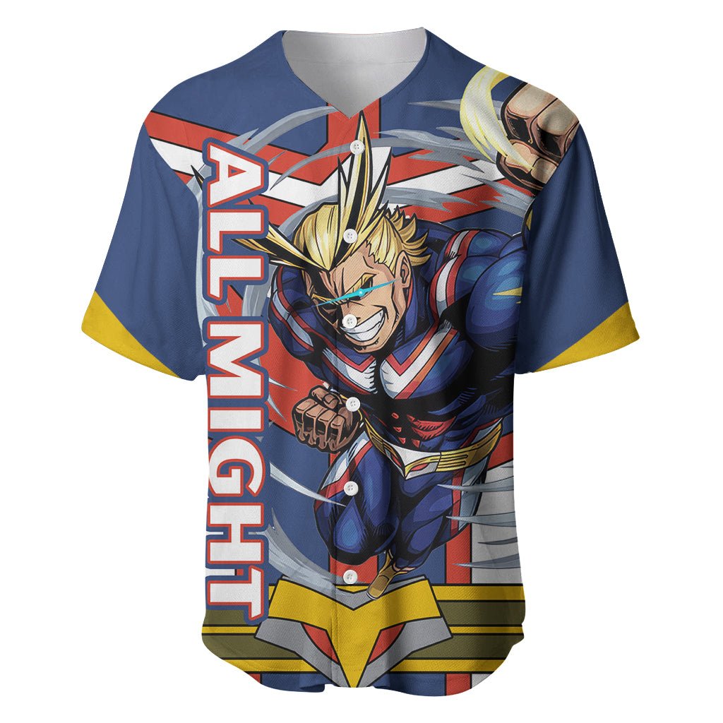 All Might Baseball Jersey My Hero Academia TS04 - The Mazicc - S - Multicolor -