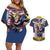 All Might Couples Matching Off Shoulder Short Dress and Hawaiian Shirt My Hero Academia TS04 - The Mazicc - S - S - Multicolor