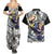 All Might Couples Matching Summer Maxi Dress and Hawaiian Shirt Manga Style TS04 - The Mazicc - S - S - Multicolor