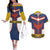 All Might Uniform Couples Matching Off The Shoulder Long Sleeve Dress and Hawaiian Shirt My Hero Academia TS04 - The Mazicc - S - S - Multicolor