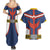 All Might Uniform Couples Matching Summer Maxi Dress and Hawaiian Shirt My Hero Academia TS04 - The Mazicc - S - S - Multicolor