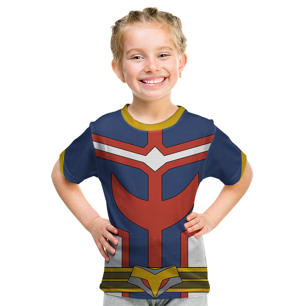 All Might Uniform Kid T Shirt My Hero Academia TS04 - The Mazicc - Toddler 2/Size 00 - Multicolor -