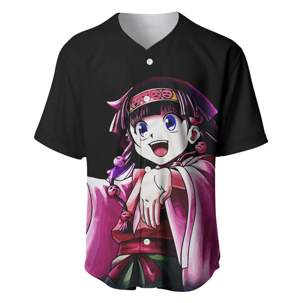 Alluka Zoldyck Hunter X Hunter Baseball Jersey Anime Style TS04 - The Mazicc - S - Black -