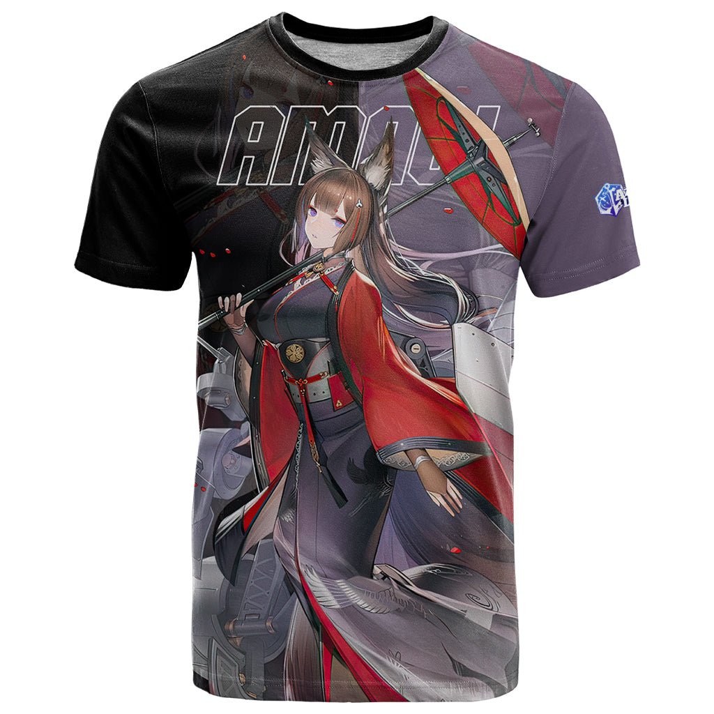 Amagi - Azur Lane T Shirt Anime Game Style TS04 - The Mazicc - Adult - S - Black/Purple