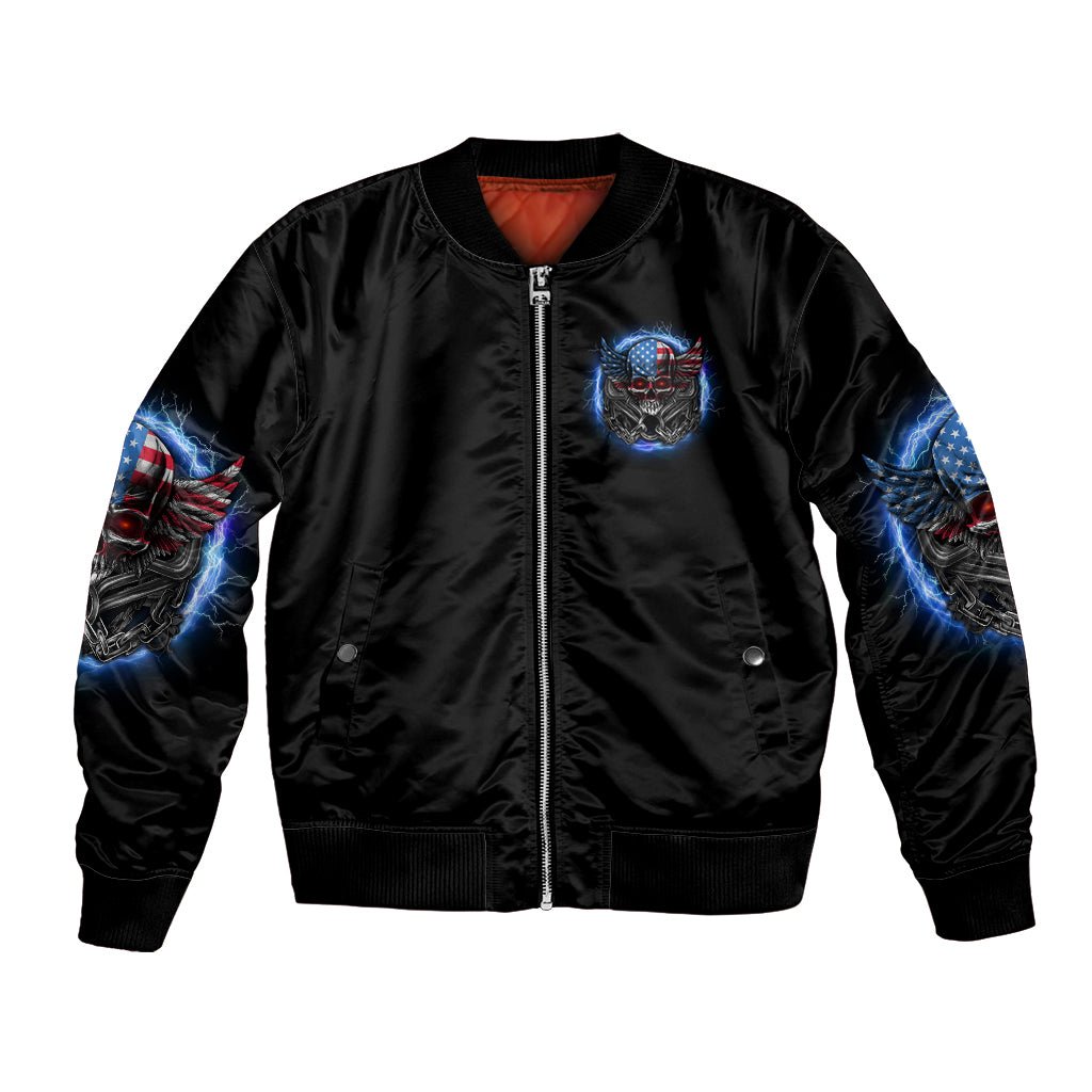 America Live It Love It Or Get The Hell Out Bomber Jacket TS04 - The Mazicc - Unisex - S - Multicolor